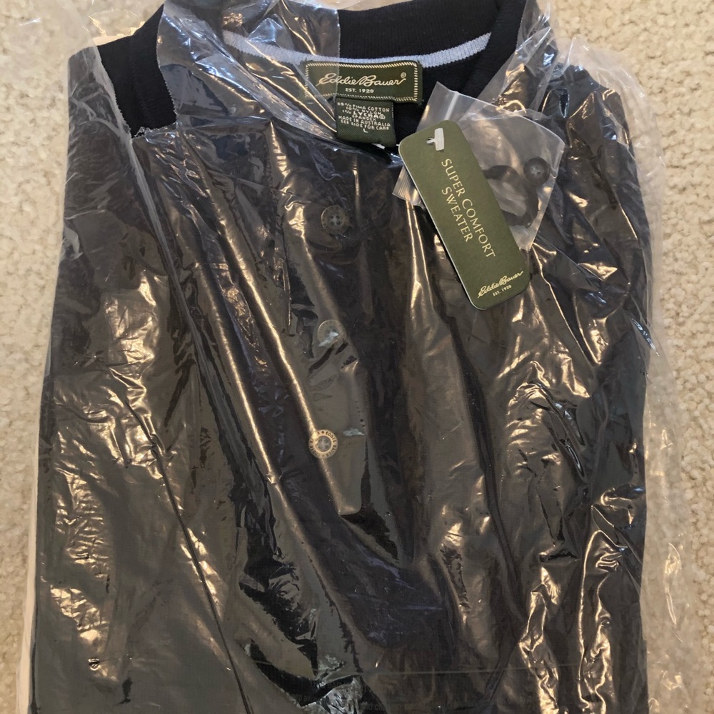 Navy Eddie Bauer Sweater